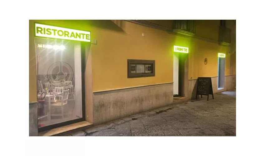 I PRIMI TRE RISTORANTE