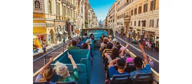 Rome: Hop-on Hop-off Bus Tour + Civitavecchia Cruise Port Transfer
