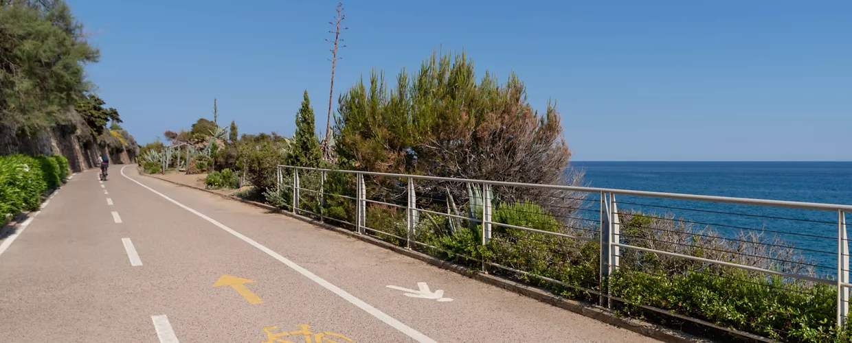 pista ciclabile parco costiero sanremo