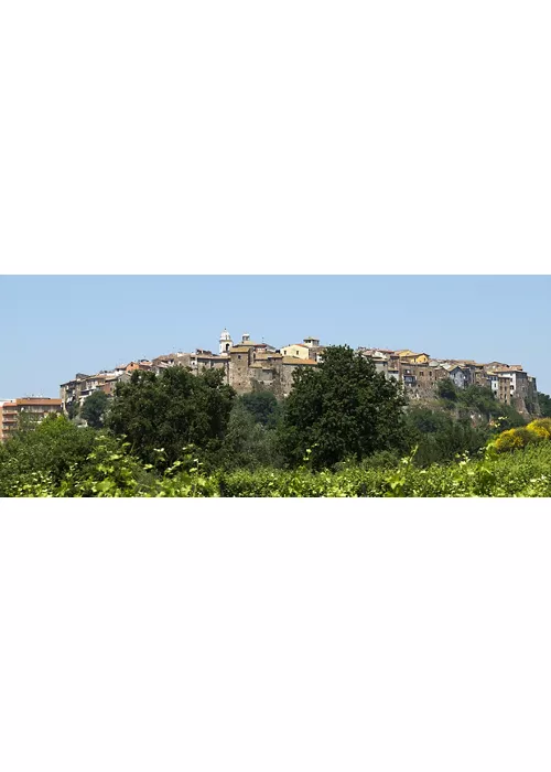 El pueblo de Orte con vistas al Tíber