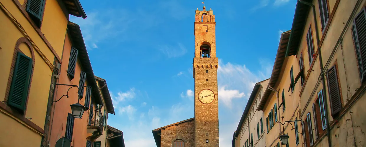 La torre del Palazzo dei Priori