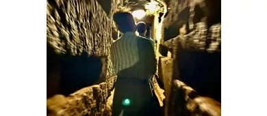 Catacombe romane: Tour guidato espresso per piccoli gruppi con trasferimento