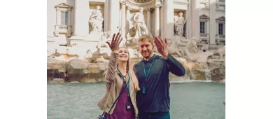 Roma: Tour guidato a piedi + visita al Pantheon