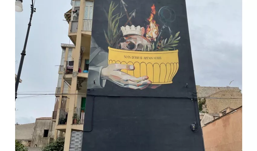 Palermo: Geführte Street Art Walking Tour + handwerkliche Gelato-Verkostung