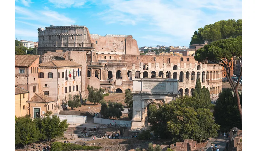 Tour guidato del Colosseo, Foro Romano e Palatino