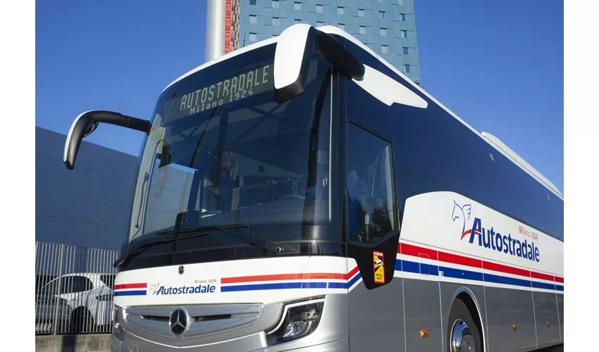 Bus de enlace entre el aeropuerto de Orio al Serio y Milán