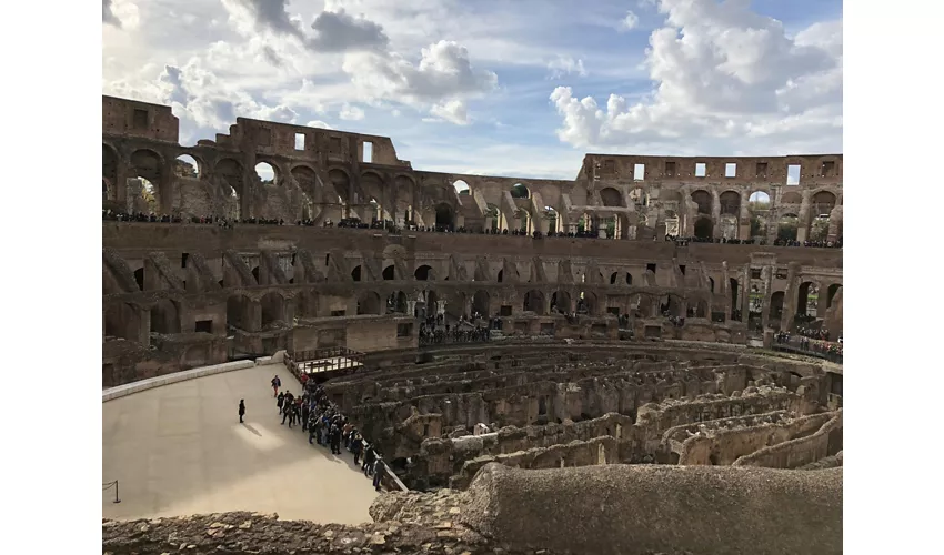 Colosseo, Arena, Foro Romano e Palatino + Tour in autobus