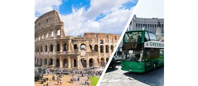 Colosseo, Arena, Foro Romano e Palatino + Tour in autobus