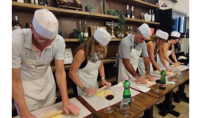 Roma: Corso di cucina di pasta amatriciana e cacio e pepe