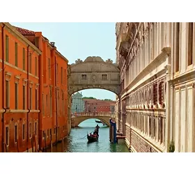 Venice: Gondola ride through the Bridge of Sighs and St.Mark’s Basin