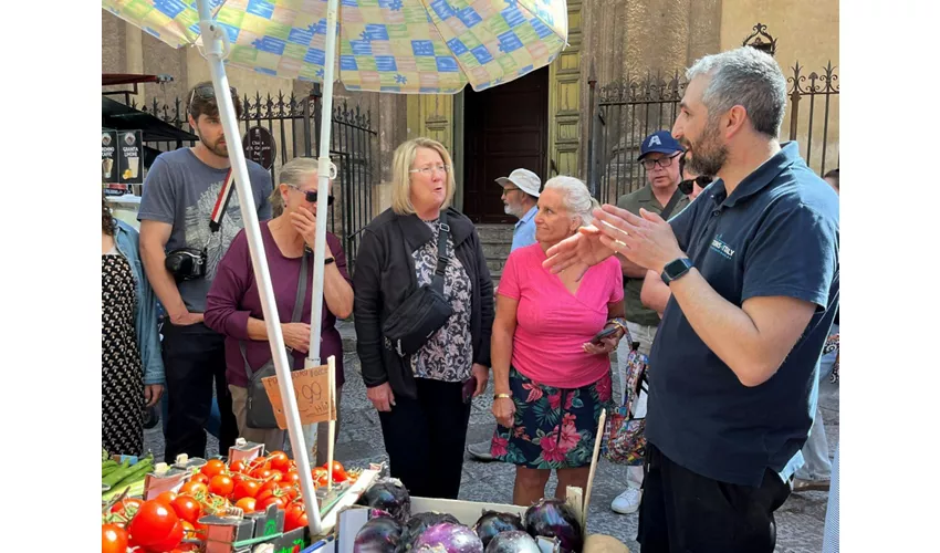 Palermo: Market Tour + Cooking Class + Meal & Unlimited Wine