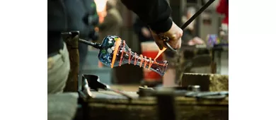 Venetian Glassblowing Demonstration in Piazza San Marco