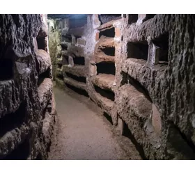 Catacombe di Roma: Biglietto d'ingresso, visita guidata + trasferimento