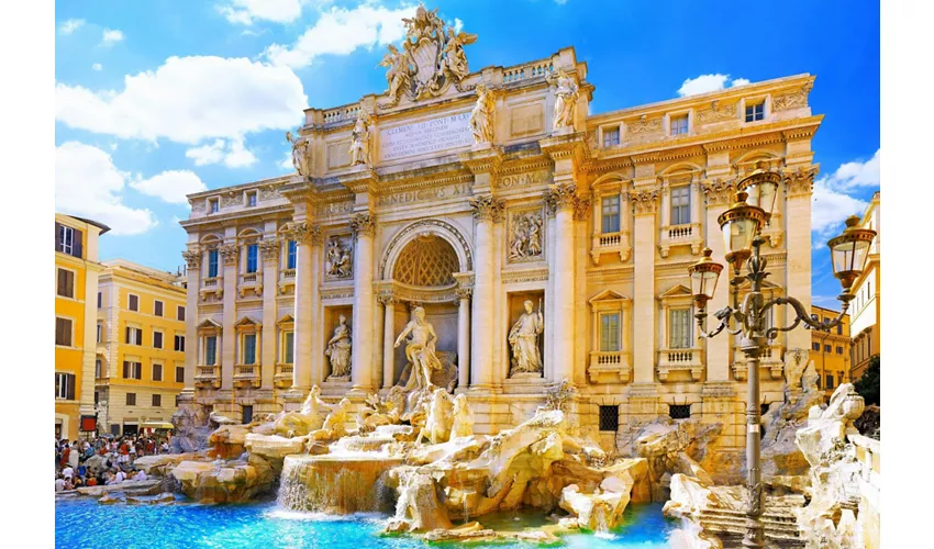 Fontana de Trevi Roma: Visita guiada a la Domus Subterránea + Visita a pie de la ciudad