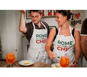 Aula de culinária «Rome Spritz e Esparguete»: Massa fresca + 3 cocktails