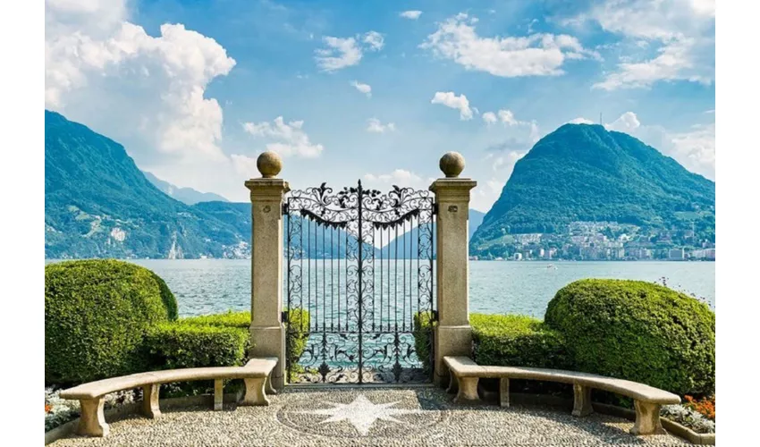 Lago Como, Lugano y Bellagio: Excursión de un día desde Milán + Crucero Privado en Barco