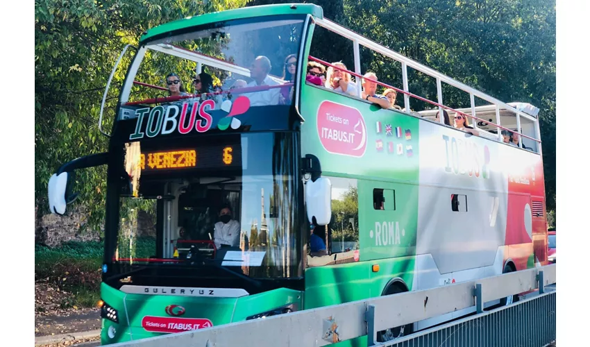 Colosseum, Roman Forum & Palatine Hill + Panoramic Open Bus