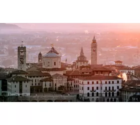 Vista su Bergamo