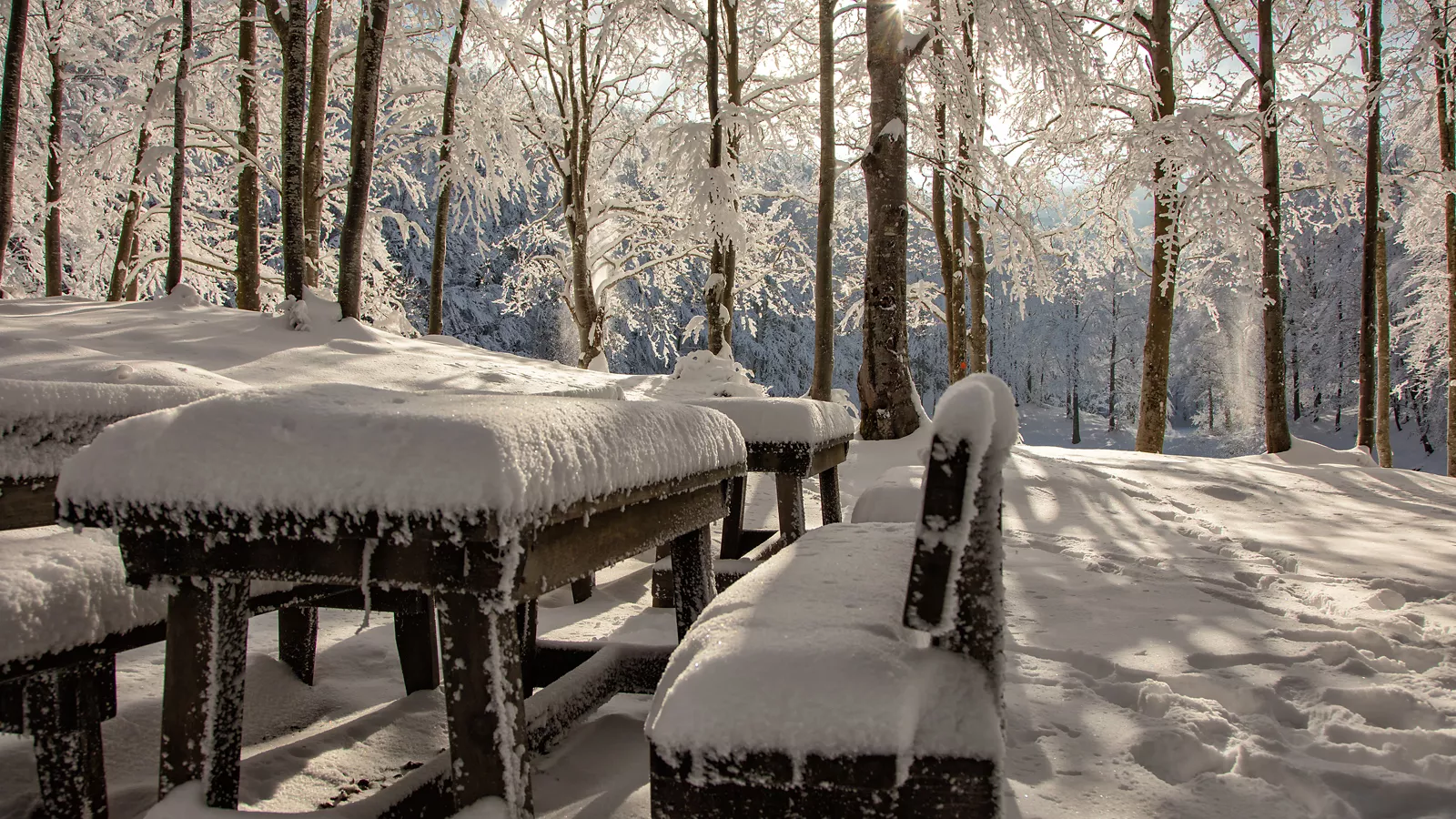 Cerreto Laghi: skiing in a fully natural environment with enchanting waterways