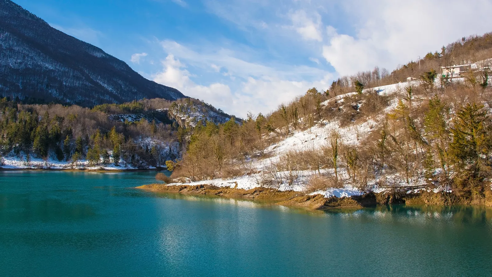 In Friuli, pools of water at high altitude