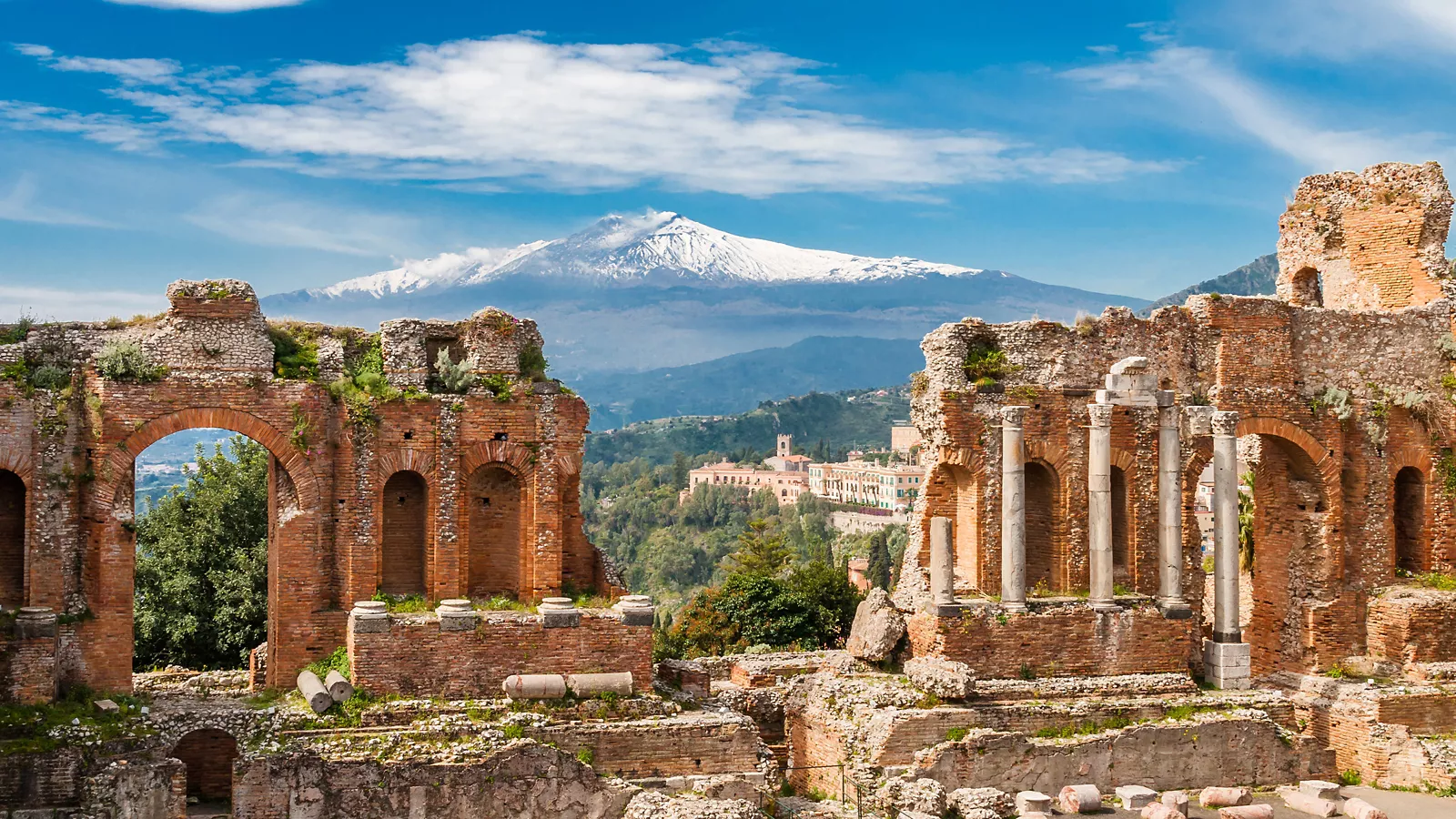 Taormina, a natural platform overlooking the sea