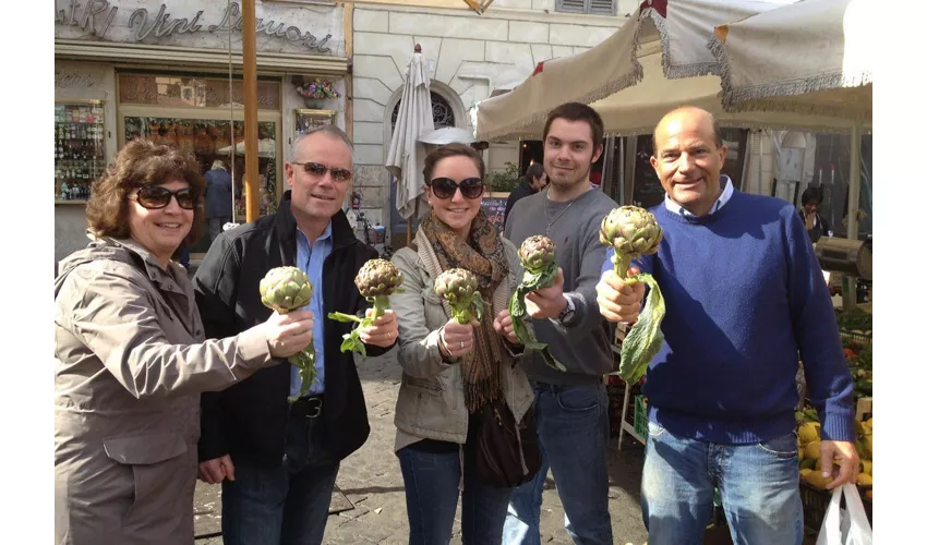 Roma: Shopping al mercato locale + lezione di cucina