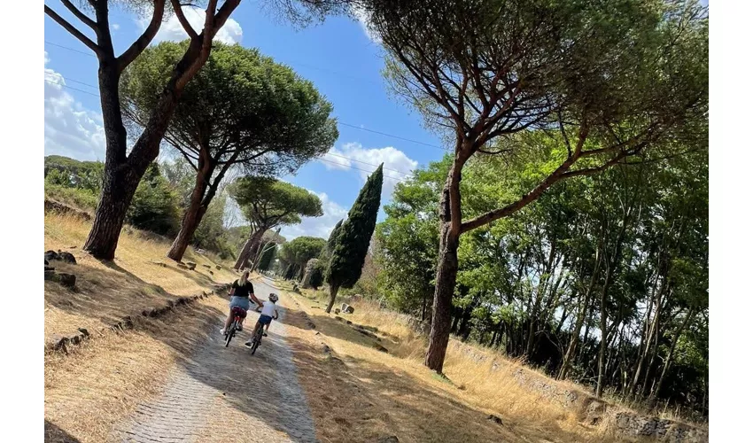 Appia Antica y subterráneo romano: Tour en E-Bike