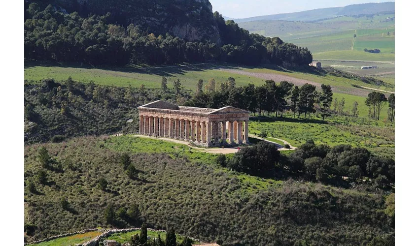 Entrada al Parque Arqueológico de Segesta + Servicio de transporte ida y vuelta