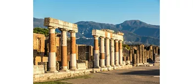 Pompei: Ingresso + Trasporto di andata e ritorno da Roma