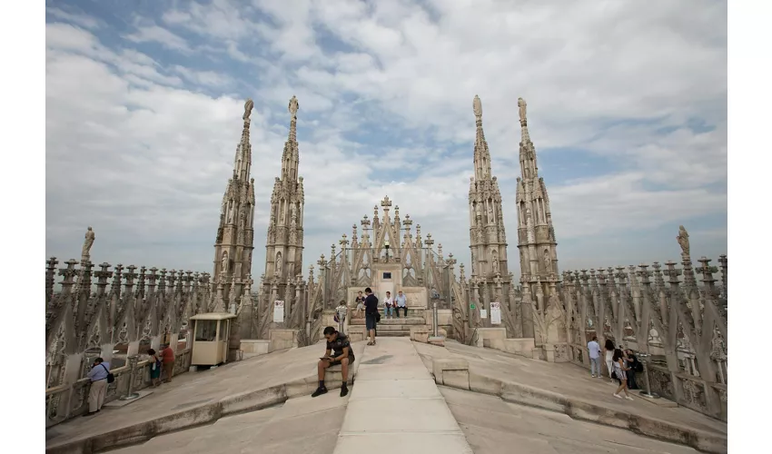 Duomo de Milán: Visita guiada sólo desde el tejado