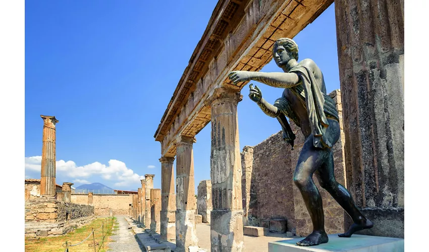 Pompei: Ingresso + Trasporto di andata e ritorno da Roma