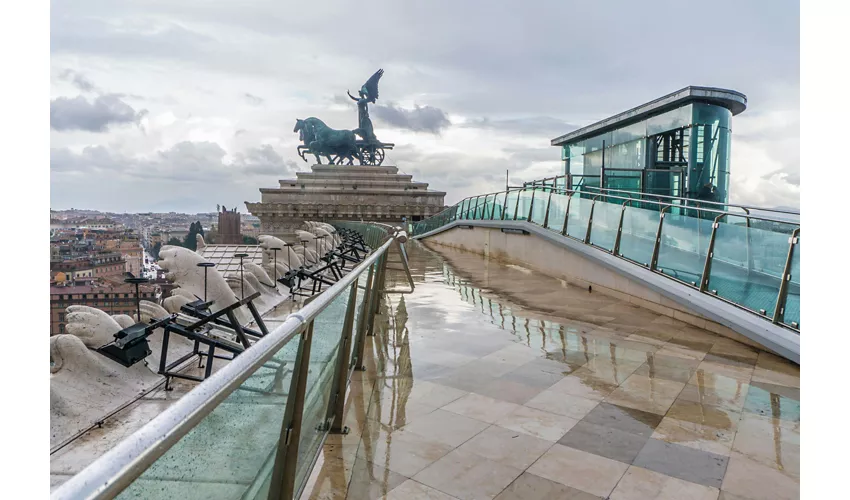 Ascensore Panoramico dell'Altare della Patria con App Audio