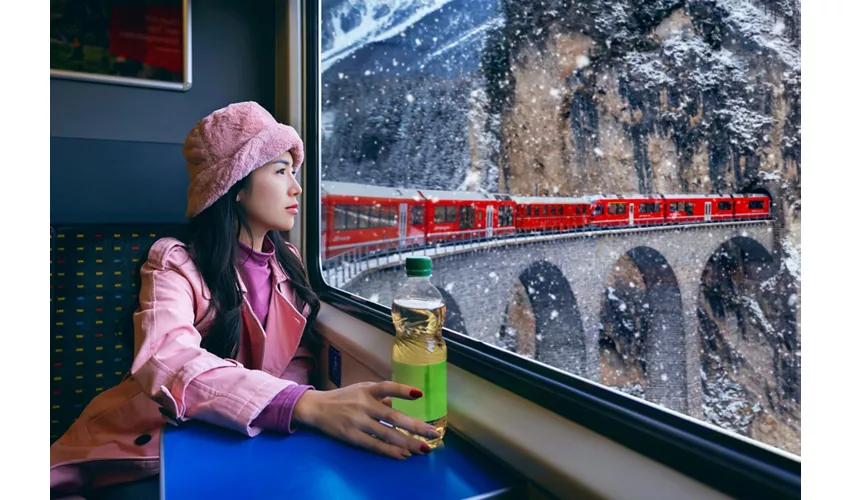 Experiencia en el Tren Rojo Bernina desde Milán