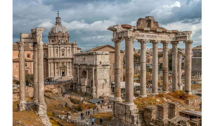 Foro Romano e Palatino: Biglietto d'ingresso + spettacolo serale di luci