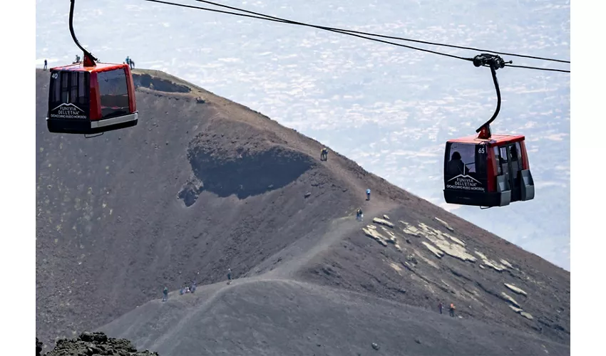 Monte Etna: Biglietto di andata e ritorno per la funivia