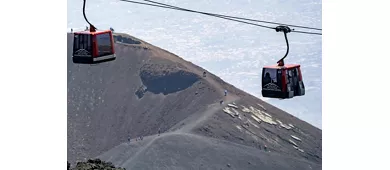 Monte Etna: Biglietto di andata e ritorno per la funivia