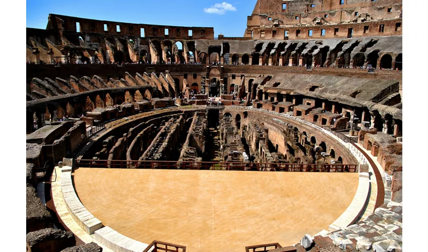 Colosseum, Arena, Underground, Forum & Palatine Hill + Guided Tour