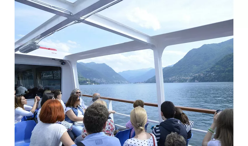 Lago Como, Lugano y Bellagio: Excursión de un día desde Milán + Crucero Privado en Barco