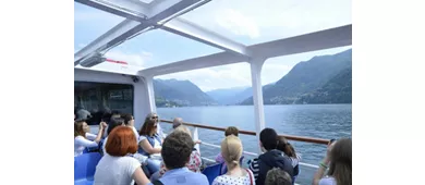 Lago Como, Lugano y Bellagio: Excursión de un día desde Milán + Crucero Privado en Barco