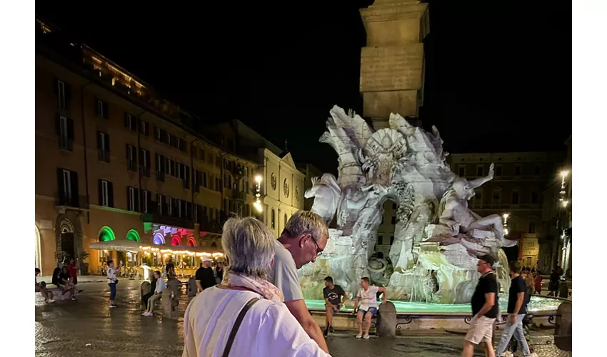 Roma di Sera - Tour Guidato in e-Bike con Degustazione di Salumi, Formaggi, Vini