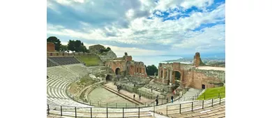 Giardini Naxos, Taormina e Castelmola: Tour guidato + trasferimenti da Catania