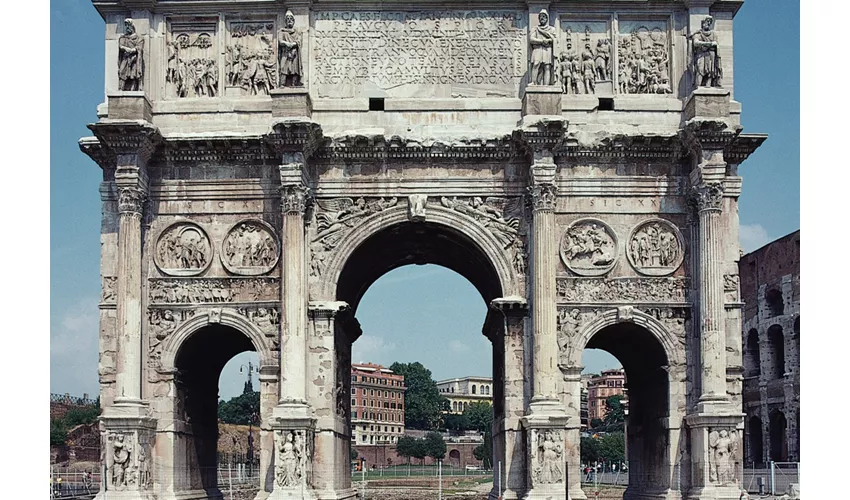 Colosseo, Arena, Foro Romano e Palatino + Tour guidato per gruppi ristretti