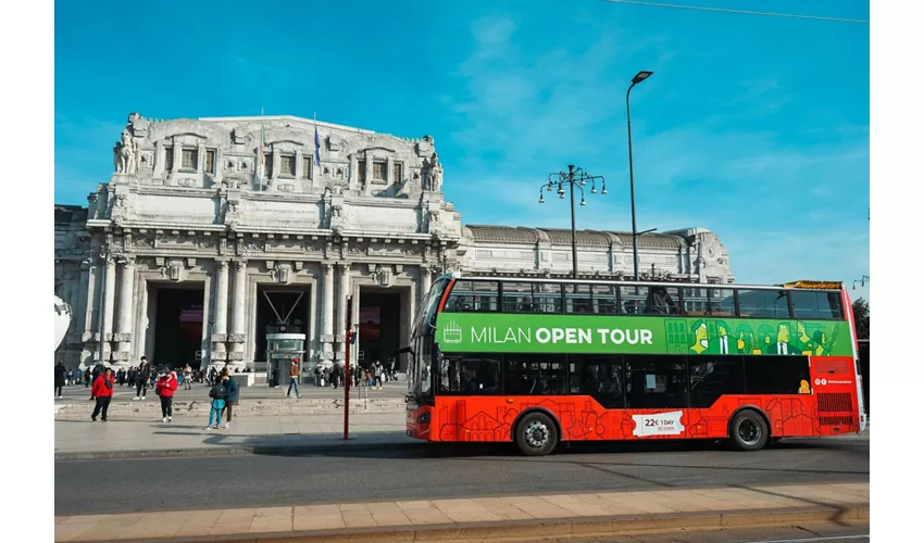 Milano e Roma: Biglietto per il tour in autobus Hop-on Hop-off