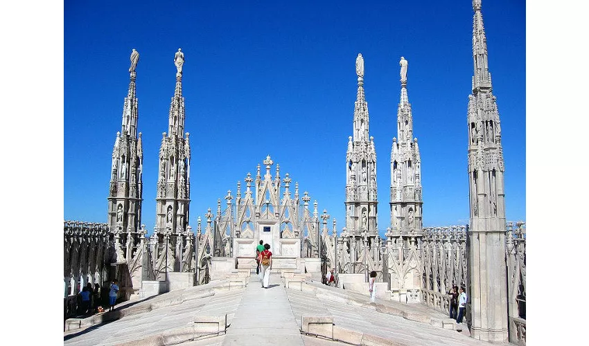 Duomo de Milán, Azotea y Museo: Entrada