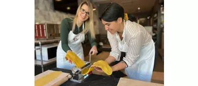 Roma: Clase de elaboración de helado y fettuccine