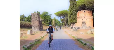 Catacombe e Appia Antica Roma: Biglietto d'ingresso, visita guidata + tour in bicicletta