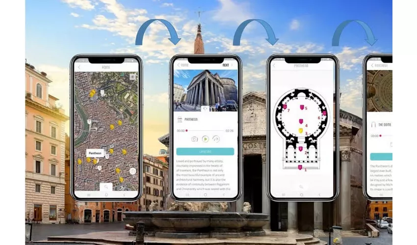 Pantheon di Roma: Biglietto con accesso rapido + Audioguida digitale