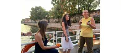 Aperitivo en barco por los Navigli