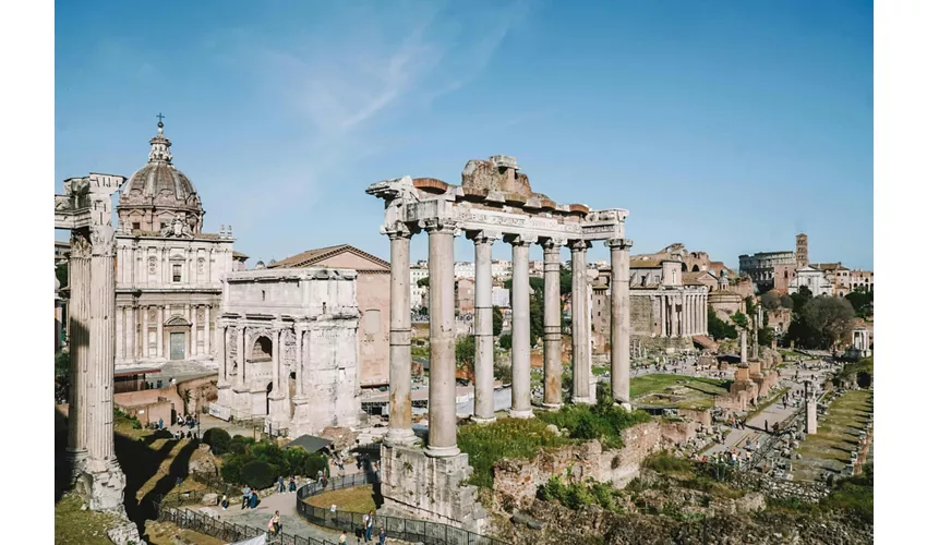 Coliseo, Arena, Foro Romano y monte Palatino + Tour guiado