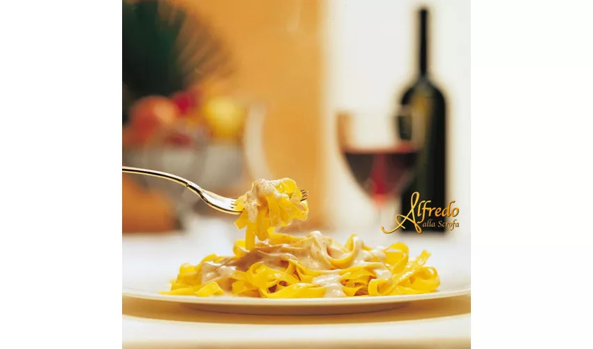 Ristorante Alfredo alla Scrofa: Menu con le Fettucine Alfredo originali